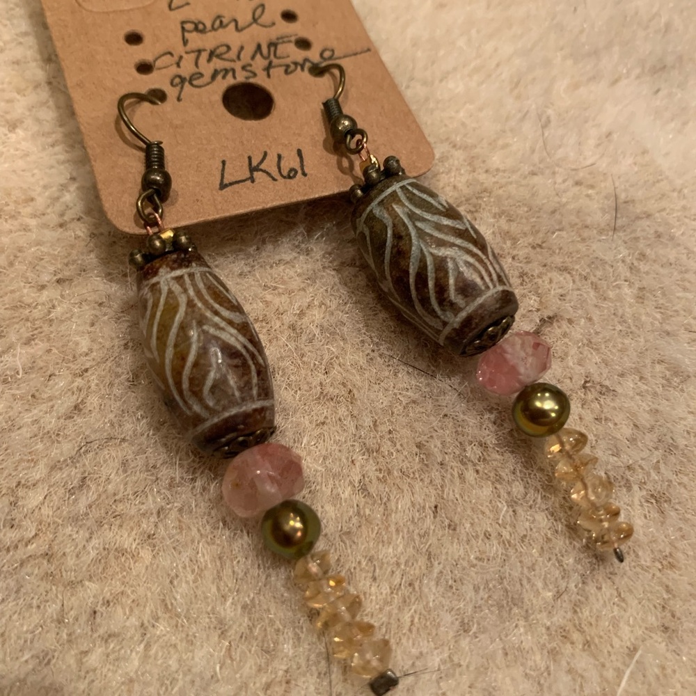 Handcrafted Beaded Earrings
